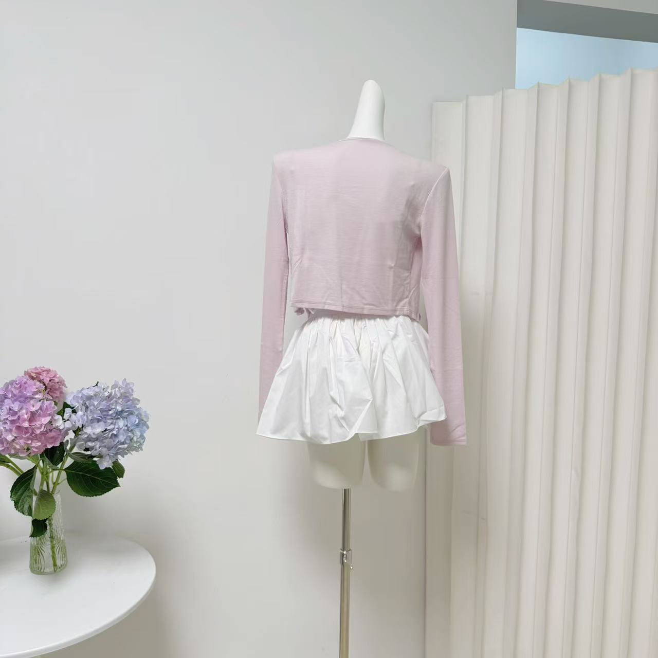 Women's Lace Layered Lyocell Cami and Cardigan Set with Chest Pads Korean Style - Image 5